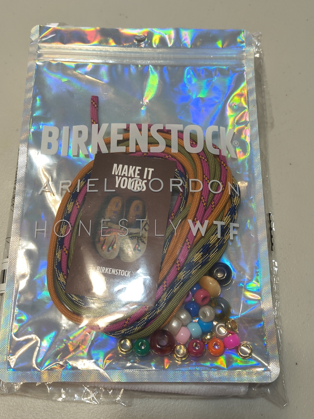 Birkenstock Multicolor Lace and Bead Styling Kit Ariel Gordon Collaboration